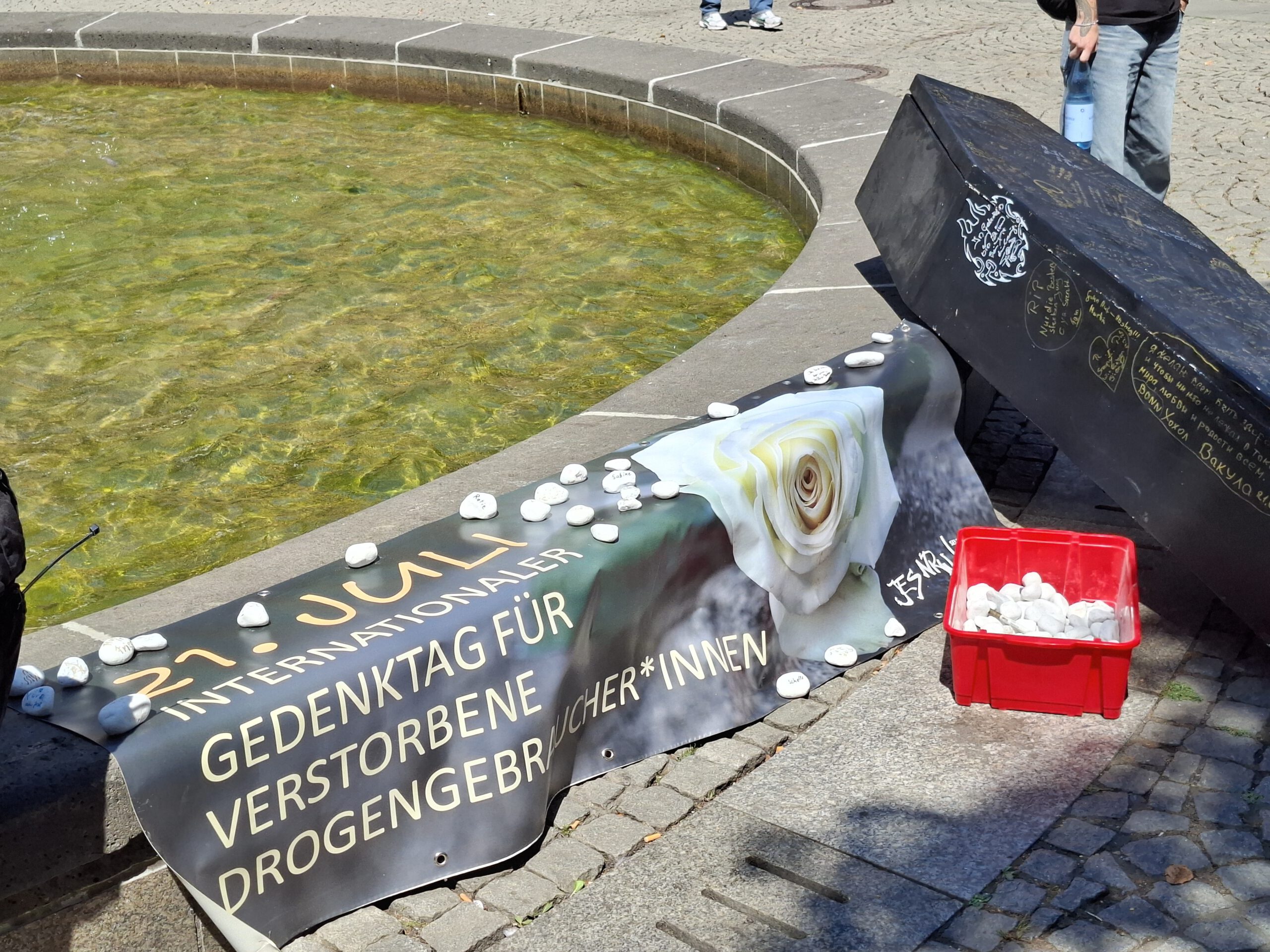 Bild IMPRESSIONEN VOM INTERNATIONALEN GEDENKTAG FÜR VERSTORBENE DROGENGEBRAUCHENDE am 21. Juli 2026 in Bonn